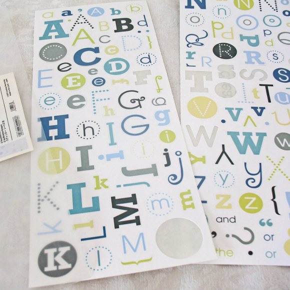 1 pkg Creative Memories Reflections ABC Sticker, 1 pkg Reflections Titles - Picture 5 of 5